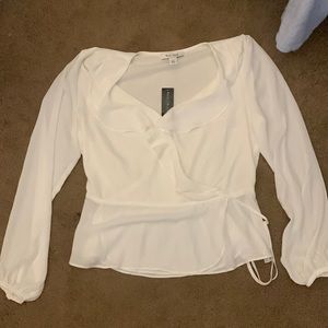 white blouse from white house black market. size 10.